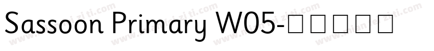 Sassoon Primary W05字体转换
